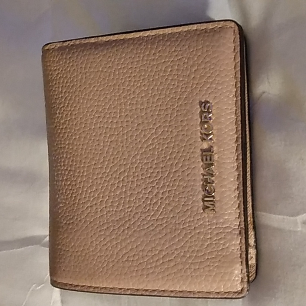 Small , cream color , Michael Kors wallet